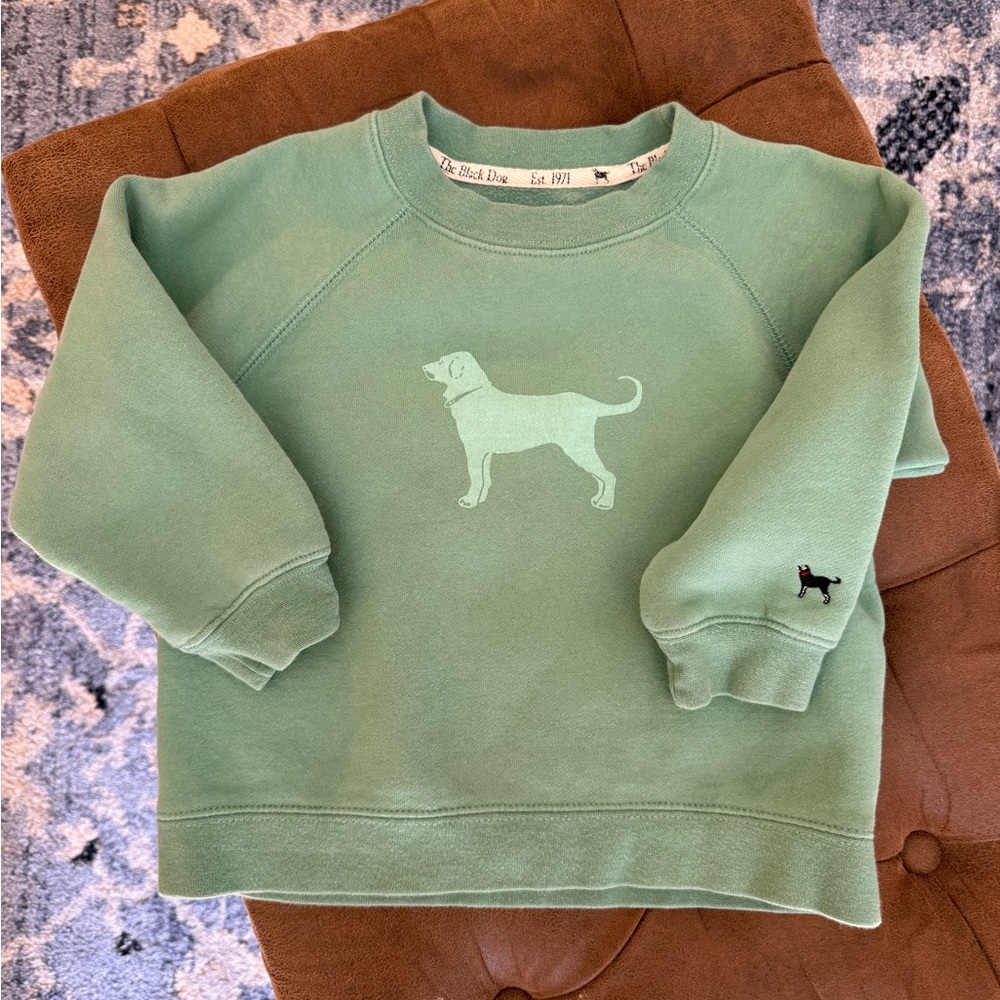The Black Dog Green Classic Crew Sweatshirt